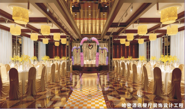 哈密酒店餐廳裝飾設計工程